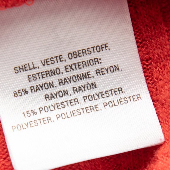 Maeve Anthropologie Addie Pullover Long Sleeve Ruffled Hacci Orange Size Large - Picture 5 of 7